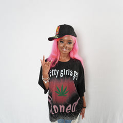 GET STONED Rhinestone T-Shirt