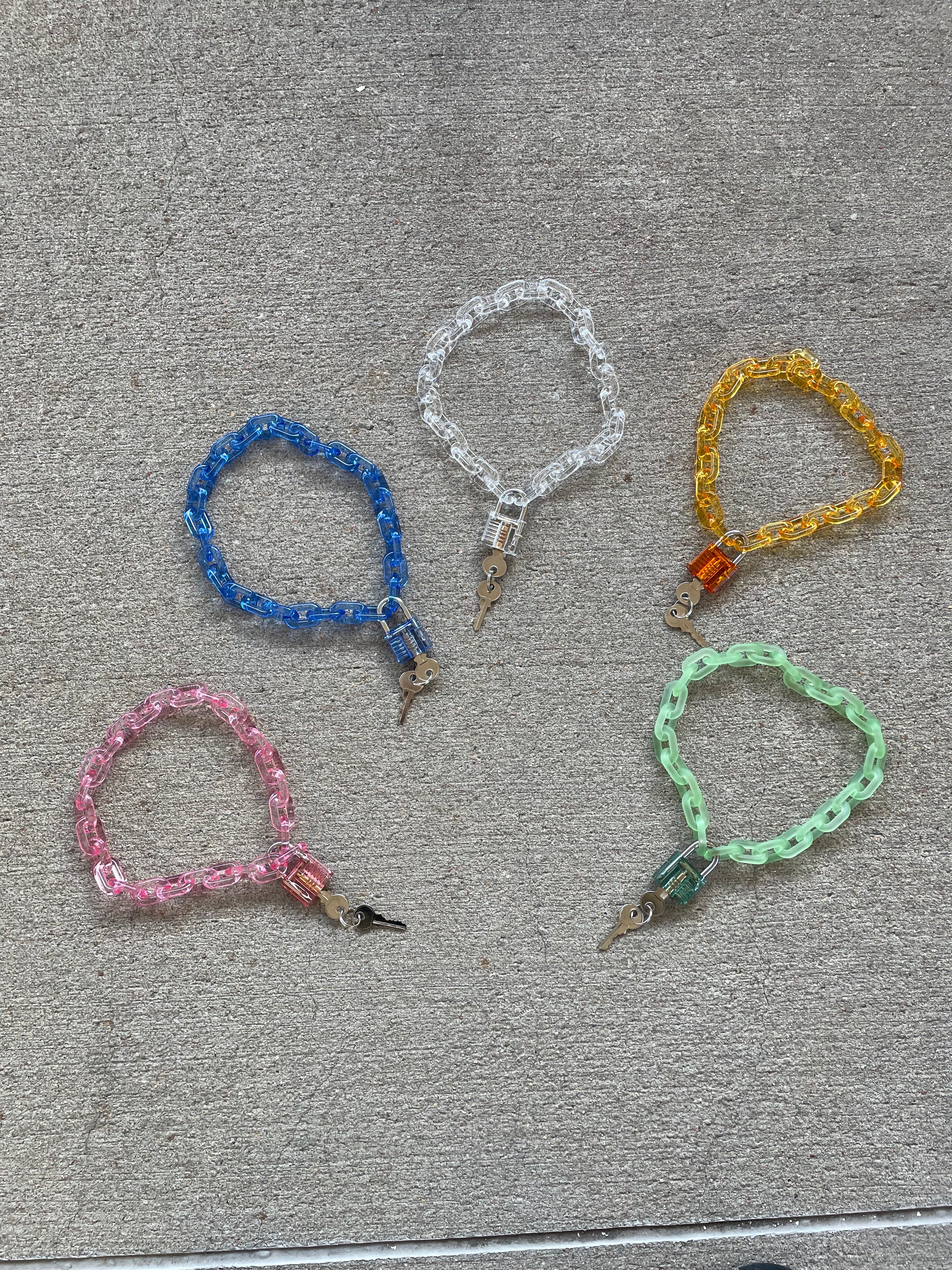 "Lockline" Acrylic Lock Chain