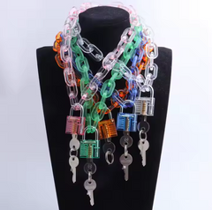 "Lockline" Acrylic Lock Chain