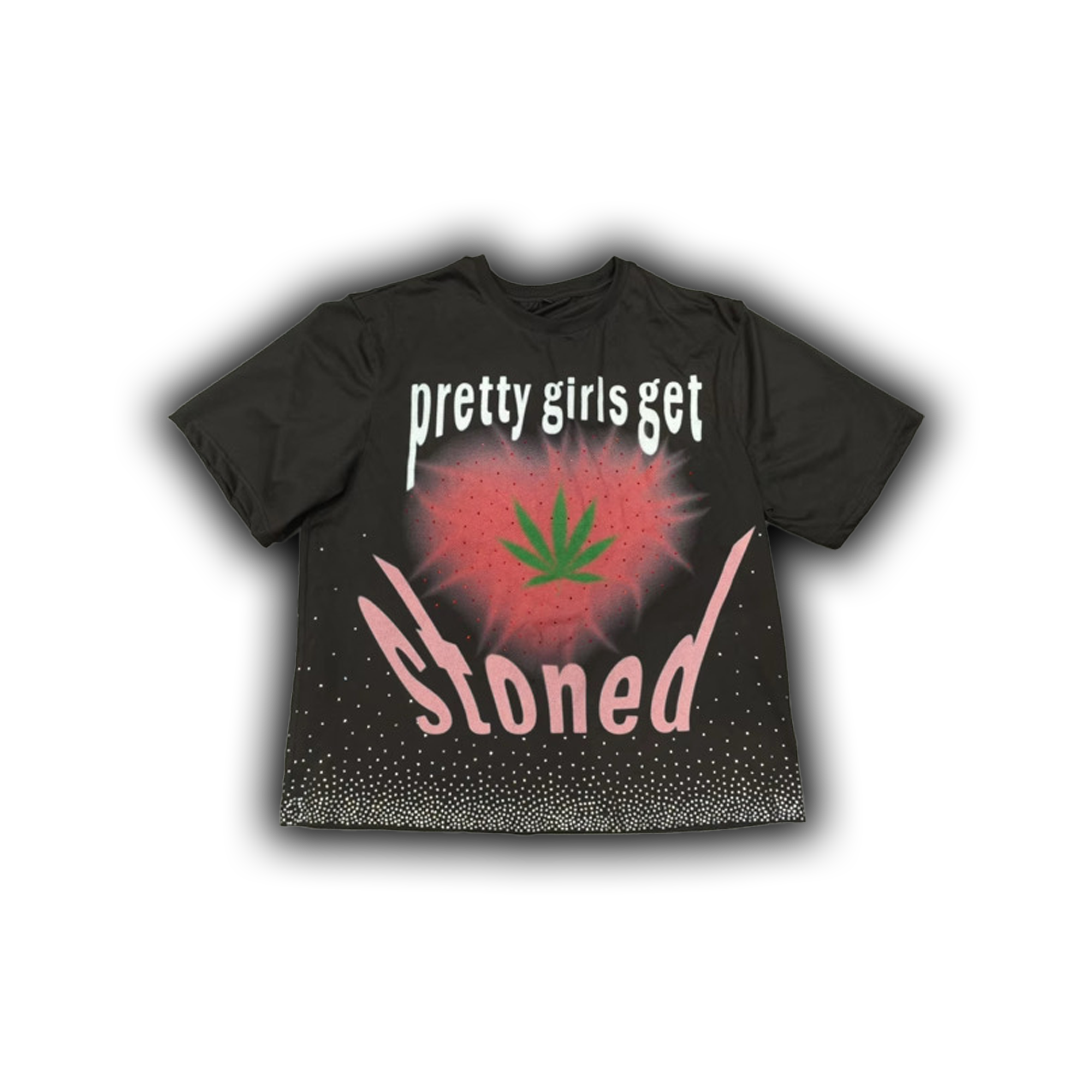 GET STONED Rhinestone T-Shirt